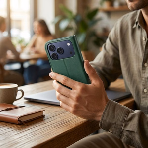 Flip case for Xiaomi Redmi NOTE 15 PRO 4G Split Book green and gold
