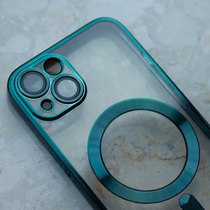 Maciņš Color Chrome Mag priekš Samsung Galaxy A27 5G zaļš
