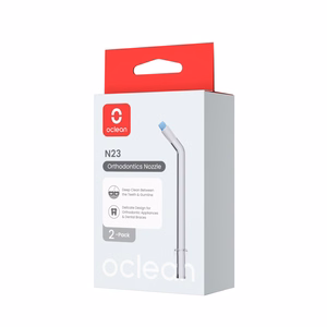 Oclean N23 ortodontiskais uzgalis W10 Lite irigatoram, caurspīdīgs