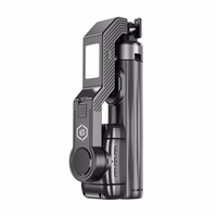 Blavec pašbildes nūja alumīnija Fusion P-10 gimbal statīvs + tālvadības pults 1 metrs (SSFP10G-TRB10) melns