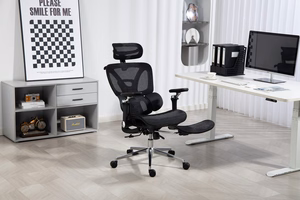 Activejet ergonomiskais biroja krēsls YK848, melns
