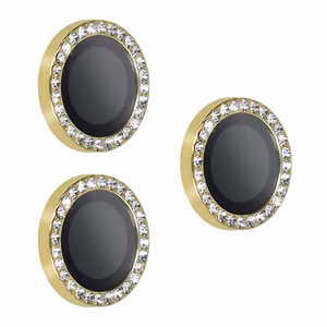 Temperētais stikls HARD DIAMOND kamerai (objektīvam) iPhone 17 Pro/17 Pro Max – zelta krāsas, 3 gab.