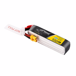 Tattu 3s 550 mAh 95C 11,4 V HV Lipo akumulators ar XT30 spraudni un garo savienotāju