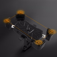 Wozinsky WUD-01B Velosipēda tālruņa turētājs uz stūres - melns