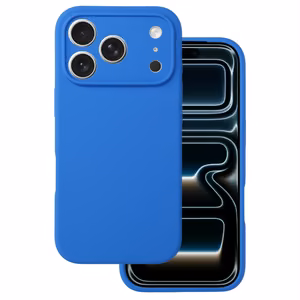 Силиконовый чехол Lite для iPhone 17 Pro Max синий