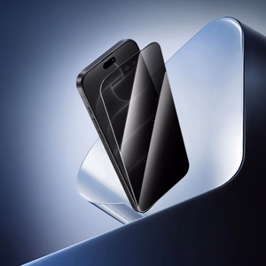 Borofone BF10 Armor visu ekrānu nosedzošs rūdīts stikls ekrānam, privātuma filtrs, paredzēts iPhone 17e/16e/14/13/13 Pro, 10 gab.