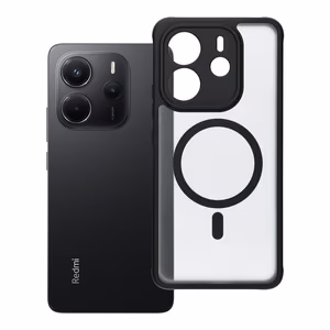 Case for Xiaomi Redmi Note 14 4G Full Matte Mag Cover compatible with MagSafe black