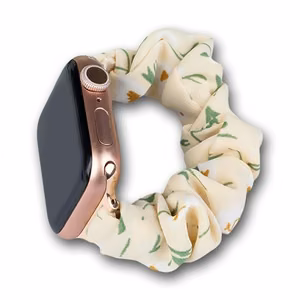 Auduma Apple Watch siksniņa 42/44/45mm siksna aproce elastīga siksniņa - dzeltena