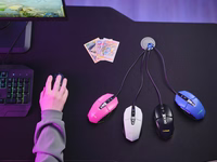 Trust GXT 109W Felox - 6400 DPI optical gaming mouse (balts)