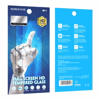 Borofone Aizsargstikls BF6 Diamond Armor Pilns Ekrāna HD iPhone 16e/14/13/13 Pro – 10 gab.