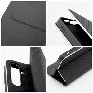 LUNA Book Carbon viedtālruņa apvalks Xiaomi 14T melns