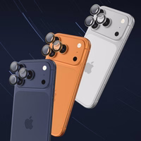 Benks rūdīts stikls DR Sapphire Lens Protector kamerai iPhone 17 Pro/17 Pro Max (3 lēcas) sudraba