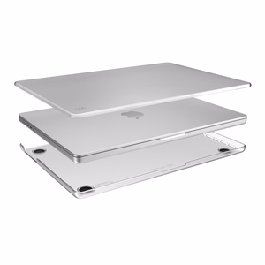Speck SmartShell cietais vāciņš ierīcei MacBook Pro 16" (M5 / M4 / M3 / M2 / M1, 2026–2021), caurspīdīgs