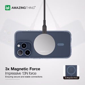 Amazing Thing Titan Pro Magnētiskais apvalks MagSafe 10FT IP156.1PTMBU iPhone 15 Pro zilais