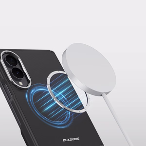 Dux Ducis Vyne vāciņš modelim Samsung Galaxy Z Fold 8, saderīgs ar MagSafe – melns