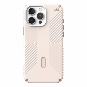 Speck Presidio2 Grip ClickLock & MagSafe vāciņš ierīcei iPhone 16 Pro Max, Bleached Bone / Heirloom Gold / Hazel Brown