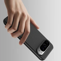 Nillkin Super Frosted Shield Pro Magnētiskais viedtālruņa apvalks Google Pixel 9 - melns