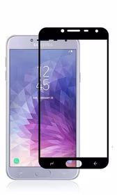 TEMPERED GLASS 6D SAMSUNG GALAXY J7 2018 melns