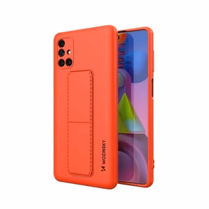 Wozinsky Kickstand Case silikona apvalks ar statīvu Samsung Galaxy M51 sarkans