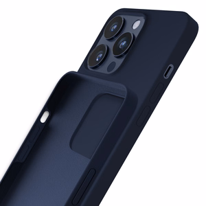 3mk Silikona apvalks iPhone 15 Pro - tumši zils