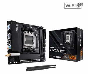 Asrock A620AI WiFi mātesplate AMD A620A Socket AM5 mini ITX