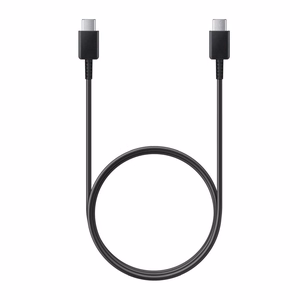 DA705BBE charging cable Type-C to Type-C, 1 m Black