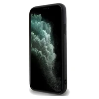 Guess Disco Metāla uzraksts viedtālruņa apvalks iPhone 11 / Xr - melns