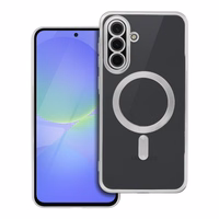 ELECTRO MAG COVER viedtālruņa apvalks saderīgs ar Magnētisko MagSafe SAMSUNG A36 sudraba