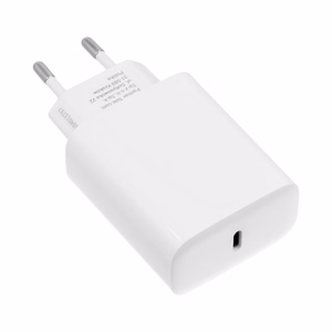 FORCELL F-ENERGY TFK-TC-25WPD ceļojumu lādētājs Type C + kabelis Type C uz Type C PD Q.C 3A 25W balts