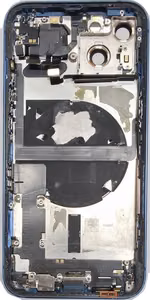Baterijas vāciņš iPhone 13 Blue ar NFC uzlādes flex, mikrofonu oriģināls (lietots Grade C)