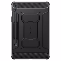 Spigen Rugged Armor Pro maciņš Samsung Galaxy Tab S9 FE 10.9 X510 / X516B - melns
