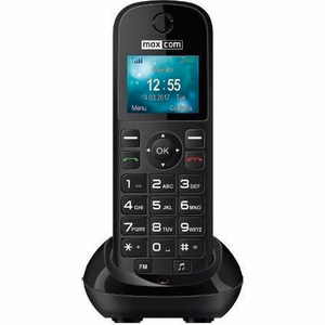 MAXCOM MM35D SE mobilais tālrunis senioriem, melns