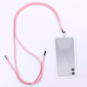 Universāla kakla siksniņa tālruņiem rozā