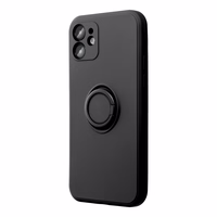 SILIKONA GREDZENS viedtālruņa apvalks XIAOMI Redmi Note 14 4G (GLOBAL - 164,84mm x 78,15mm x 8,16mm) melns