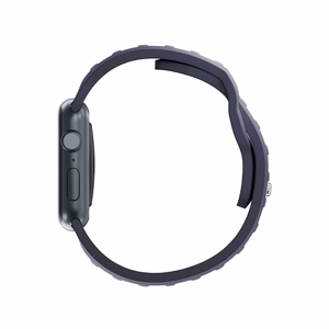 3mk silikona siksniņa Apple Watch, 42/44/45/46/49 mm, pelēks, lielais izmērs