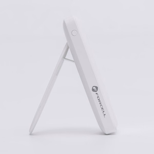 Portatīvais lādētājs saderīgs ar MagSafe Forcell F-Energy MagStand F10K2 QC3.0 PD 5A 20W 10000 mAh balta