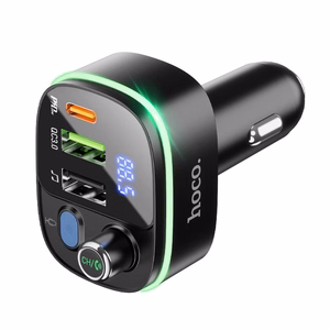Car transmitter bluetooth Hoco 2 x USB A + USB C QC3.0 PD 20W E62 black