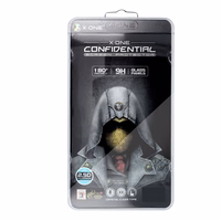 X-ONE Full Cover Extra Strong Privacy - iPhone 16 Pro/17/17 Pro (pilns līme) - rūdīts stikls 9H