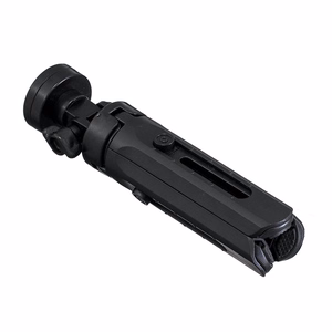 Mini statīva selfiju nūjas turētājs telefonam, kamerai un GoPro, 16-21 cm - melns