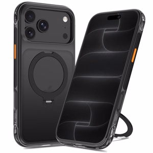Tech-Protect MagAir Stand MagSafe CC  iPhone 18 Pro Max / 17 Pro Max vāciņš, matēti melns