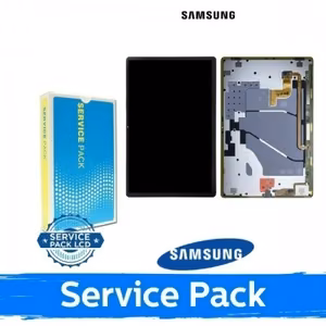 LCD ekrāns paredzēts Samsung X810 / X816 Tab S9 Plus melns (Service Pack)