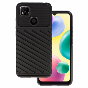 Thunder viedtālruņa apvalks Xiaomi Redmi 10A melns