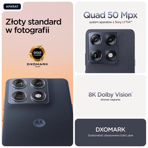 Motorola signature 17,2 cm (6,78 collu) Dual SIM Android 16.0 5G USB Type-C, 16 GB/512 GB, 5200 mAh, tumši zils