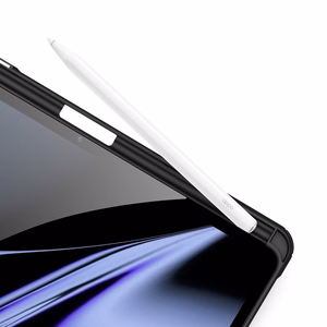 Dux Ducis Toby bruņots viedais apvalks Oppo Pad ar pildspalvas turētāju melna