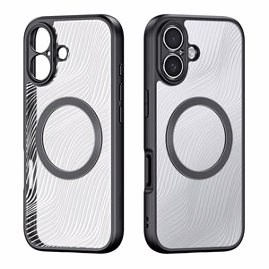 Dux Ducis Aimo Mag viedtālruņa apvalks ar magnētisko gredzenu priekš iPhone 17 - melns