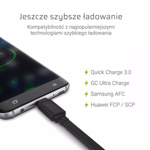 Green Cell KABGC03 USB kabelis 0,25 m USB A - USB C, melns