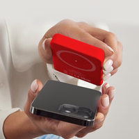 Portatīvais lādētājs SBS TEBB5000MAG1CR 5000 mAh saderīga ar MagSafe - sarkana