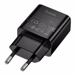 Telefona lādētājs Hoco USB C QC PD 25W N76 melns