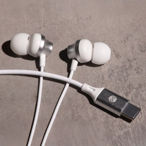 Forever vadu austiņas EP-02 USB-C baltas