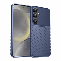 Pērkona apvalks Samsung Galaxy S25+ silikona bruņu vāks - zils